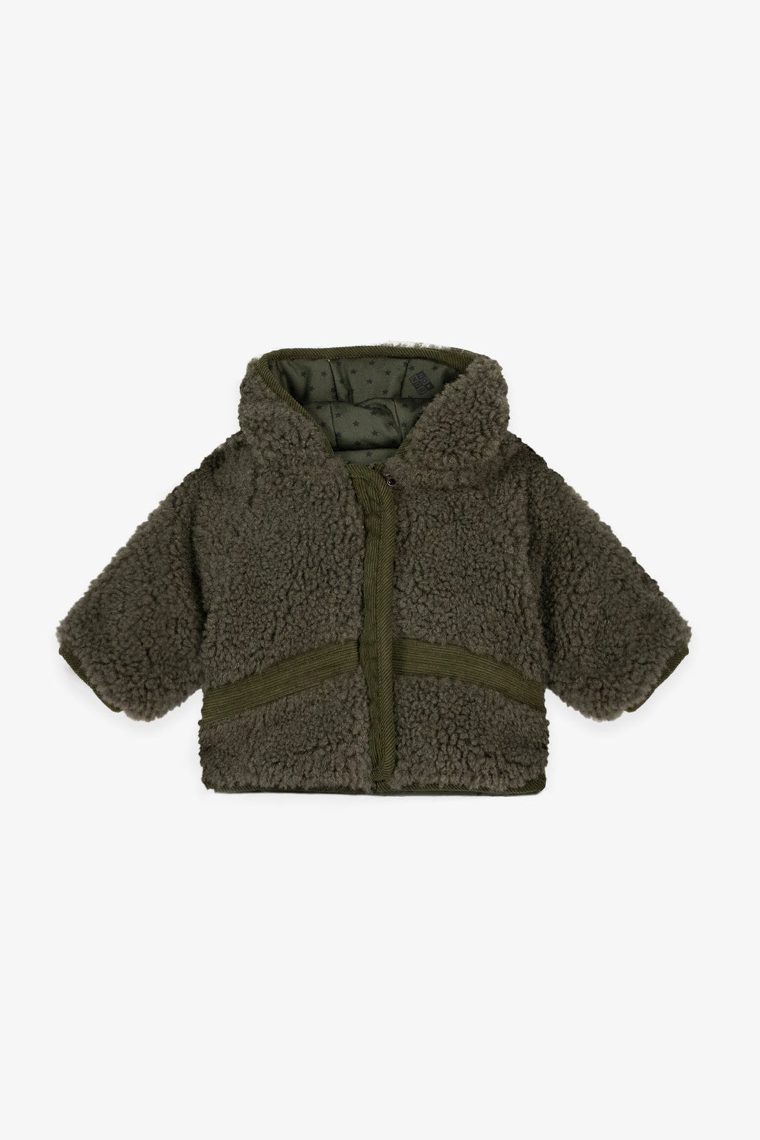 Veste sherpa Kaki mixte Bonton H26