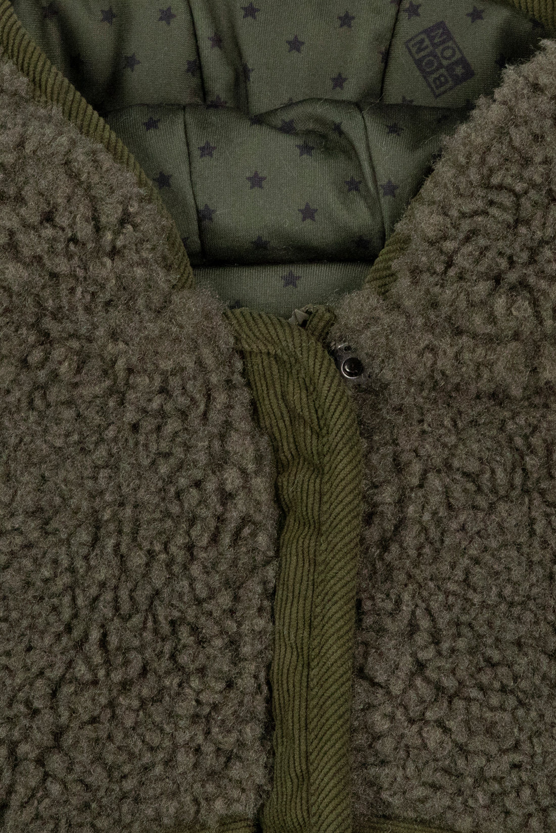 Veste sherpa Kaki mixte Bonton H26