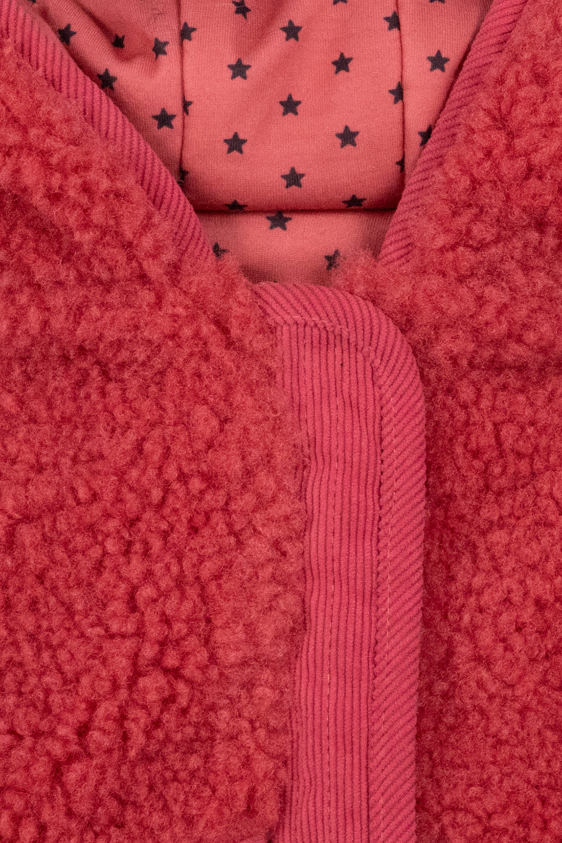Veste sherpa rose babygirl Bonton H26