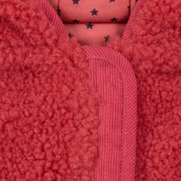 Veste sherpa rose babygirl Bonton H26