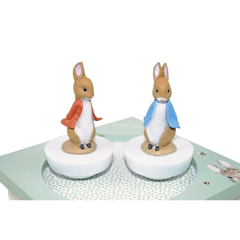Boite à musique dancing Peter rabbit potager Trousselier