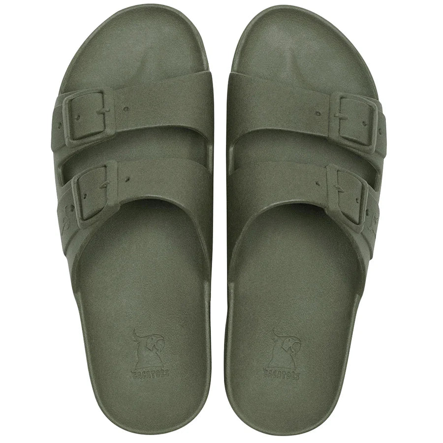 Sandales rio de janeiro dark kaki mixte Cacatoès E26
