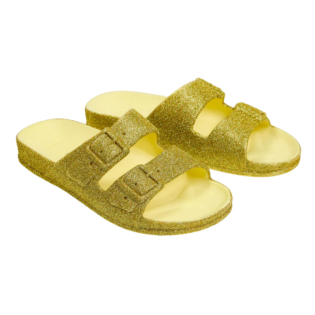Sandales à paillettes yellow claro Fille Cacatoès E26