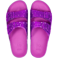 Sandales à paillettes purple fluo Fille Cacatoès E26