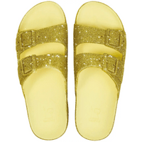 Sandales à paillettes yellow claro Fille Cacatoès E26