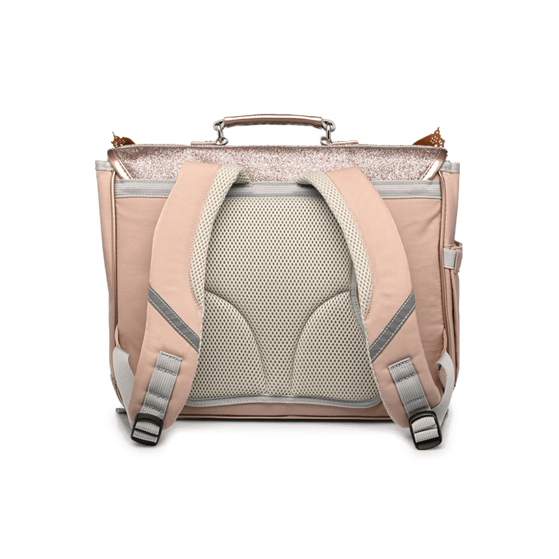 Cartable Moyen Froufrous Paillettes cuivre Caramel & Cie