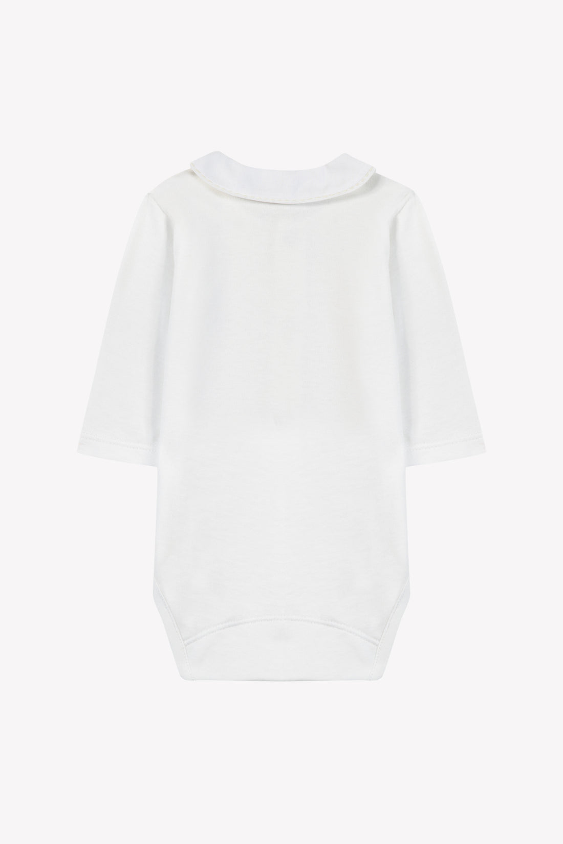 Body Beige clair coton col Claudine unisexe Tartine et chocolat H26
