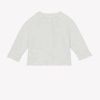 Ensembe avec cardigan ecru en coton babygirl Tartine et Chocolat H26