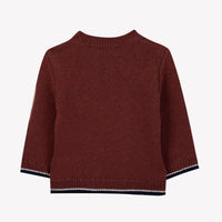 Pull Bordeaux laine petit chevalier Tartine et Chocolat H26