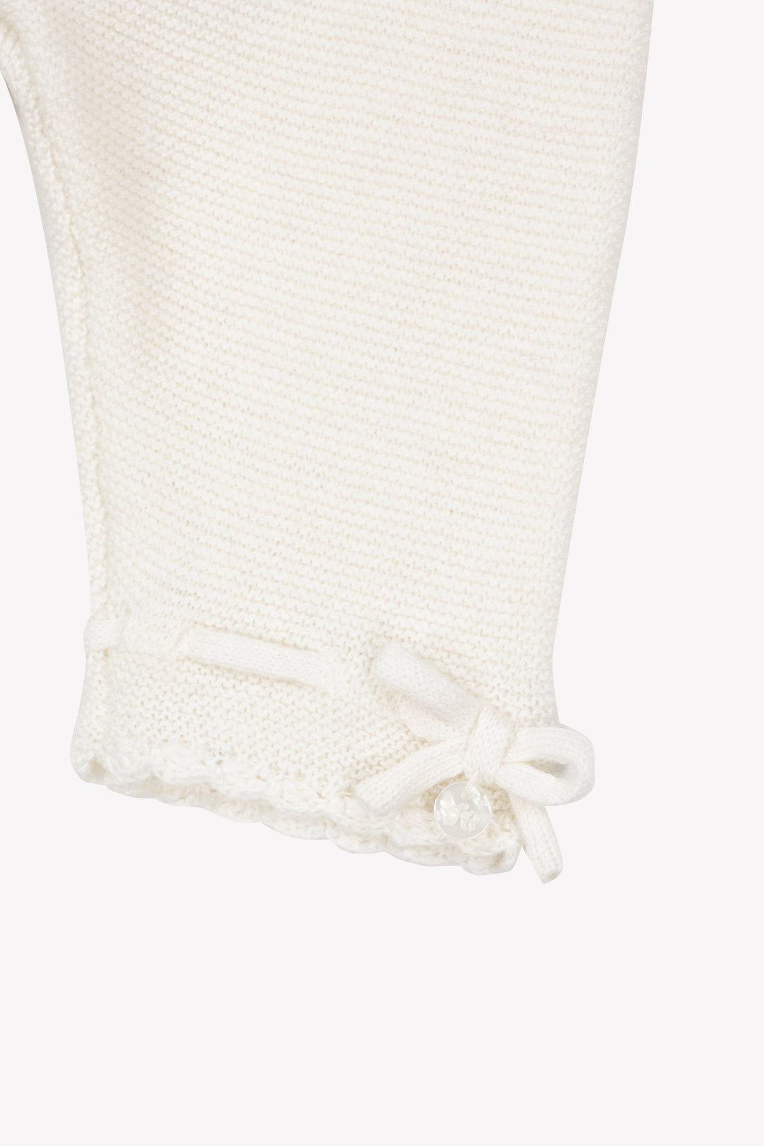 Ensembe avec cardigan ecru en coton babygirl Tartine et Chocolat H26
