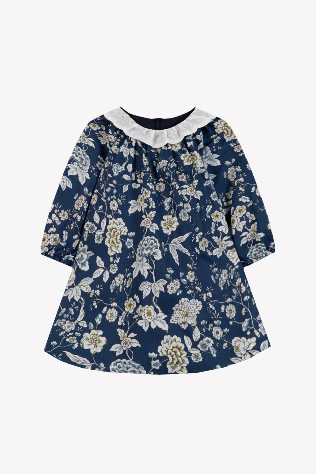 Robe Marine coton imprimé Liberty babygirl Tartine et Chocolat H26
