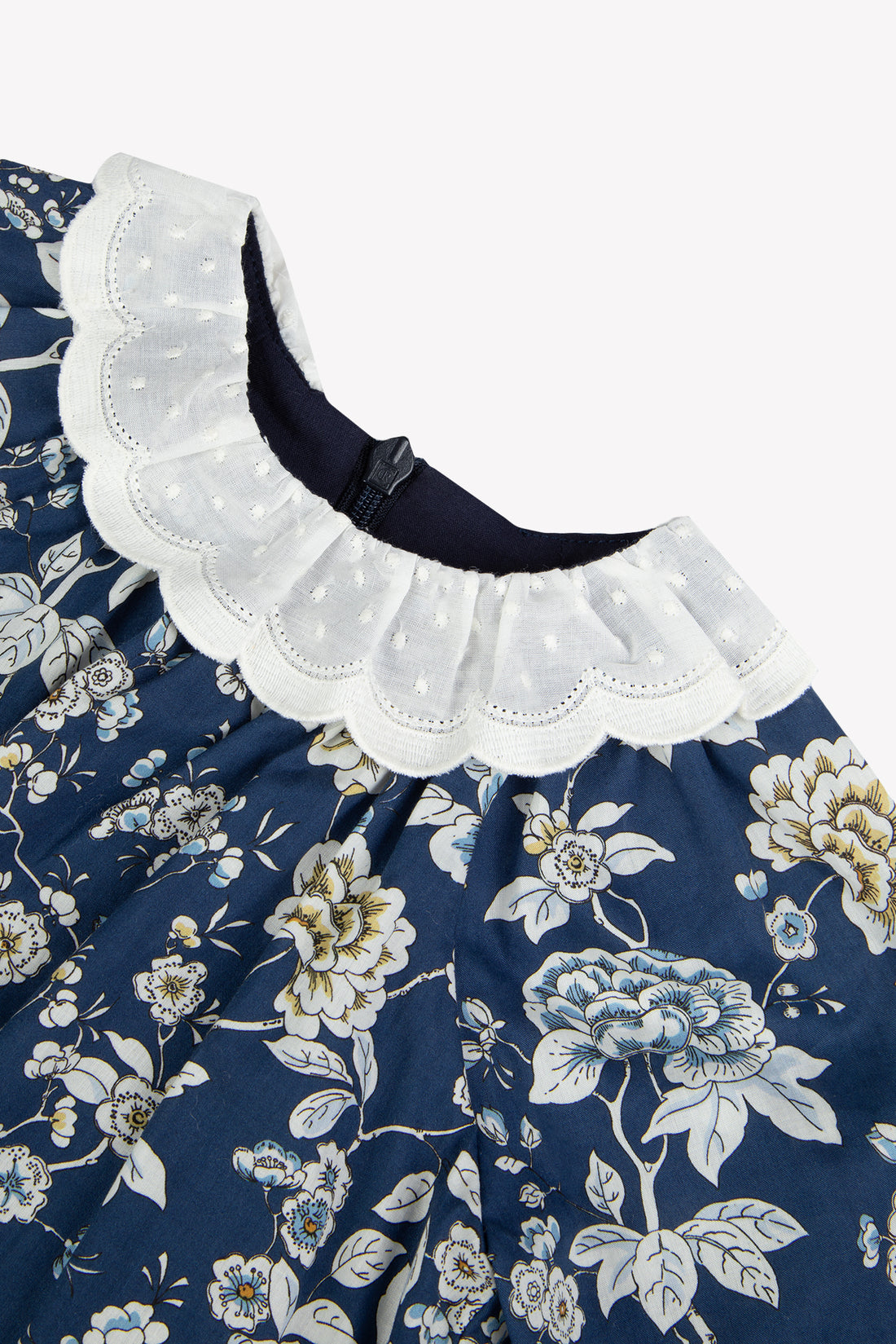 Robe Marine coton imprimé Liberty babygirl Tartine et Chocolat H26
