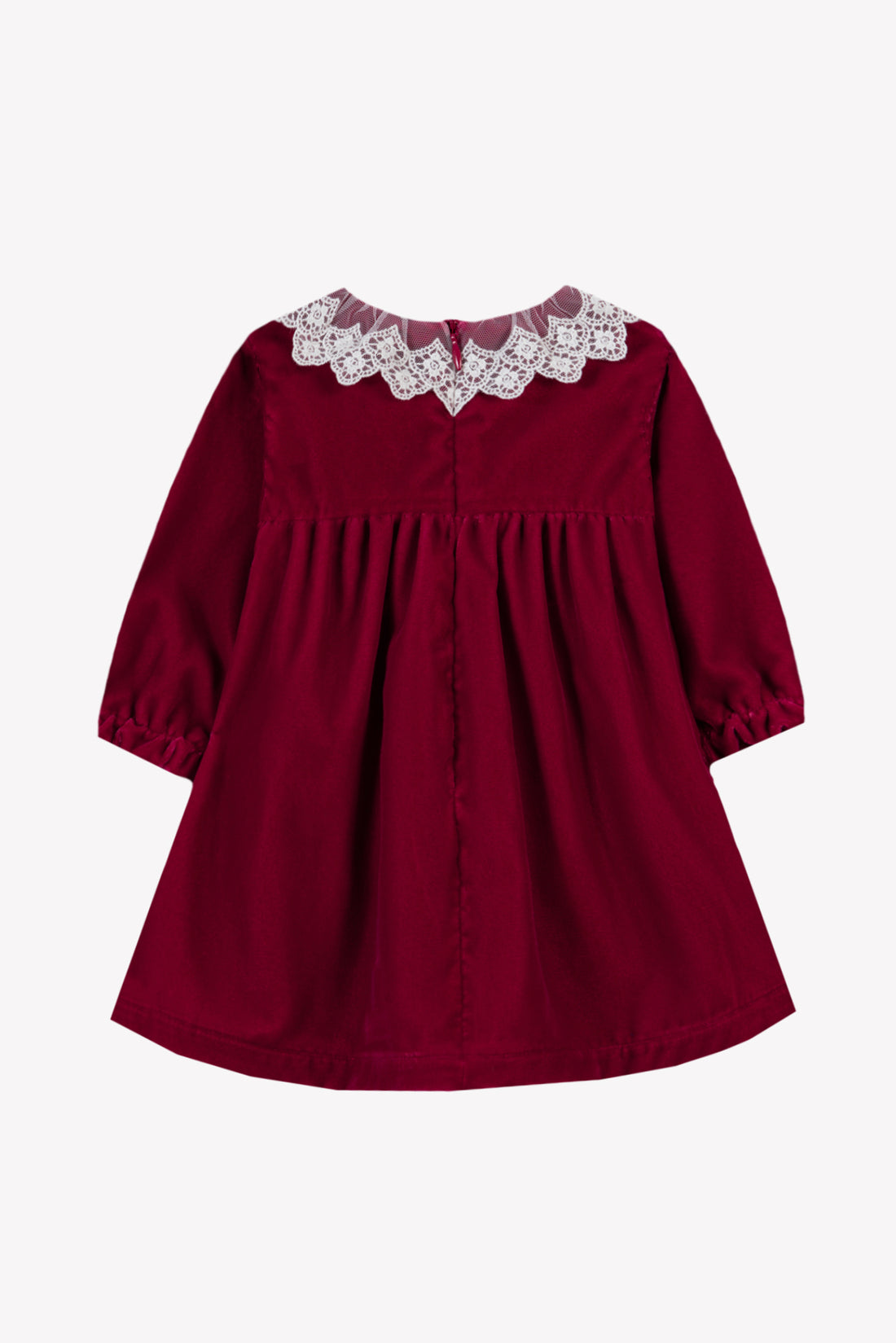 Robe Cerise velours col dentelle babygirl Tartine et Chocolat H26