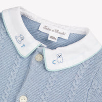 Combinaison longue bleu grisé babyboy Tartine et chocolat H26