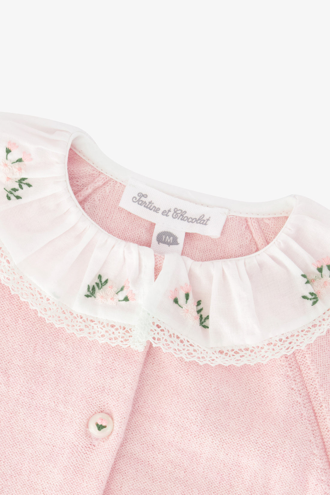 Combinaison en coton rosée babygirl Tartine et Chocolat H26