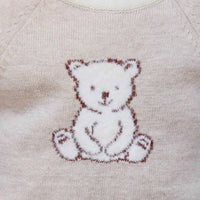 Combinaison longue broderie coton beige chine unisexe Tartine et chocolat H26