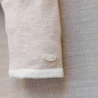 Combinaison longue broderie coton beige chine unisexe Tartine et chocolat H26