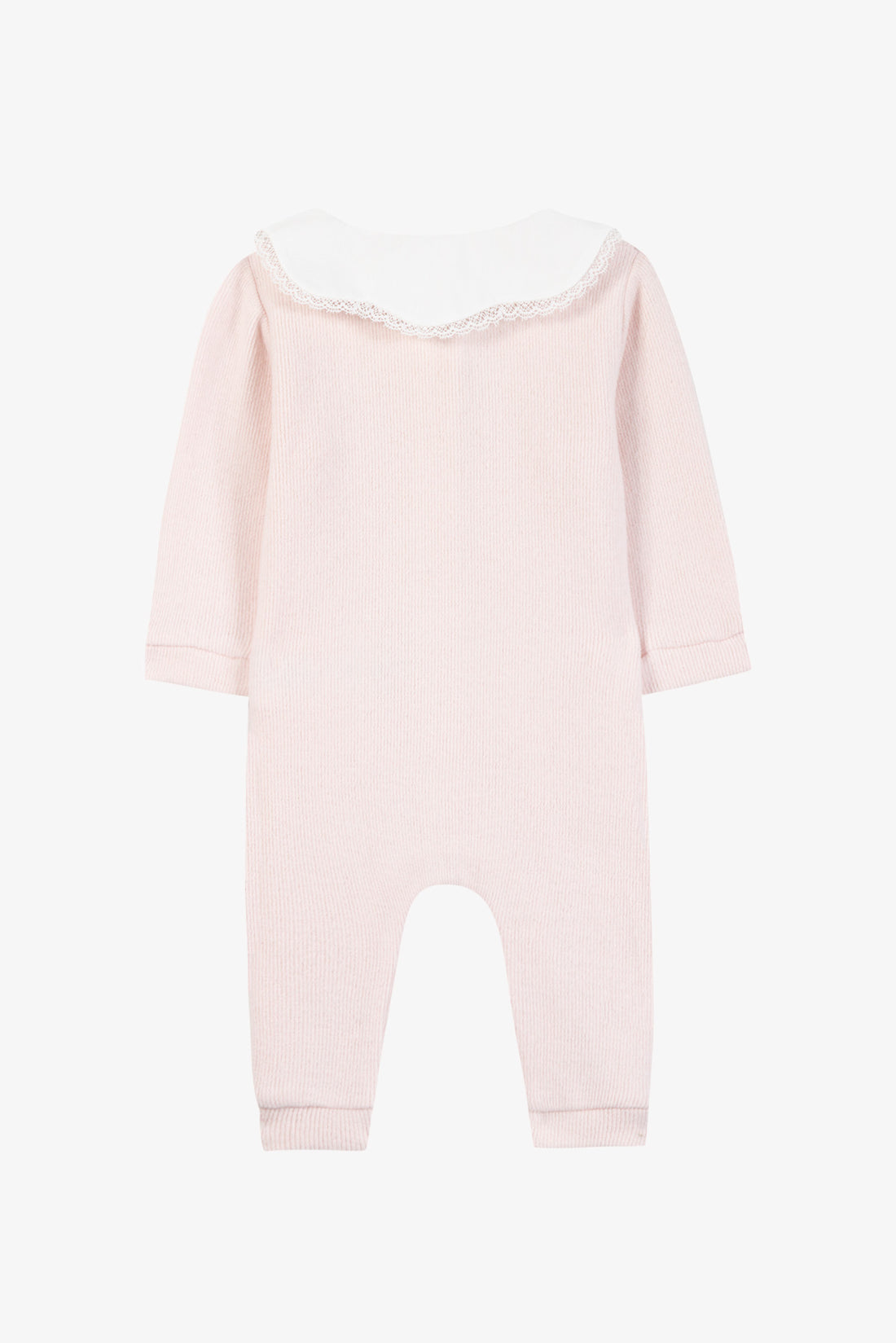 Combinaison longue rosée coton col Claudine babygirl Tartine et chocolat H26
