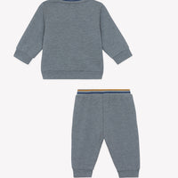Ensemble jogging gris chiné babyboy Tartine et Chocolat H26