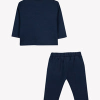 Ensemble de jogging marine festonné babygirl Tartine et Chocolat H26