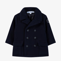 Manteau marine laine boutons garçon Tartine et Chocolat H26