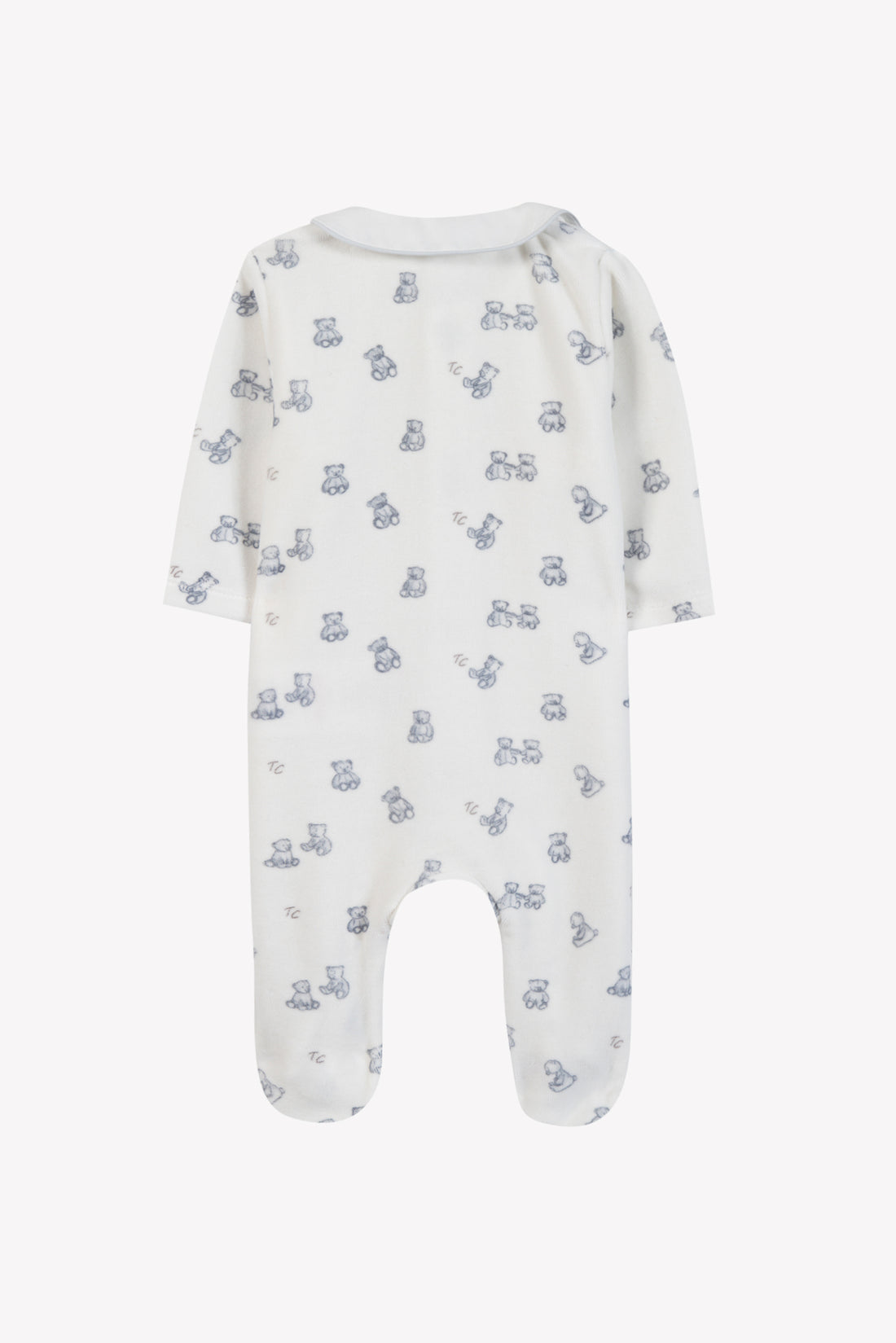 Pyjama en coton ourson écru unisexe Tartine et Chocolat