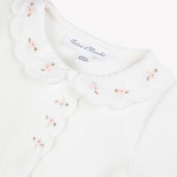 Pyjama velours col claudine rose pâle babygirl Tartine et Chocolat H26