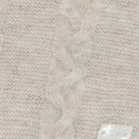 Bonnet petit ours en laine et cachemire beige chiné unisexe Tartine et Chocolat