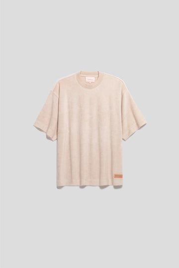T-shirt oversize en éponge Little Toby beige mixte Gertrude E25