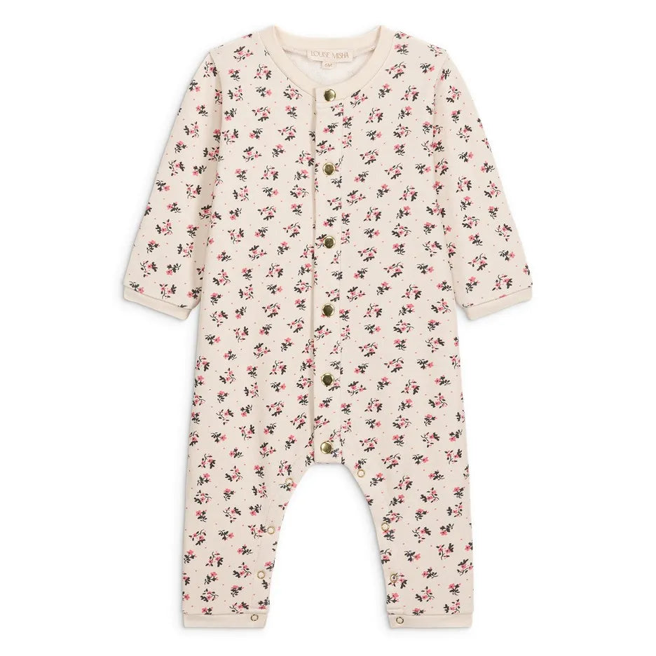 Combinaison Hélène Coton Bio babygirl Louise Misha H26