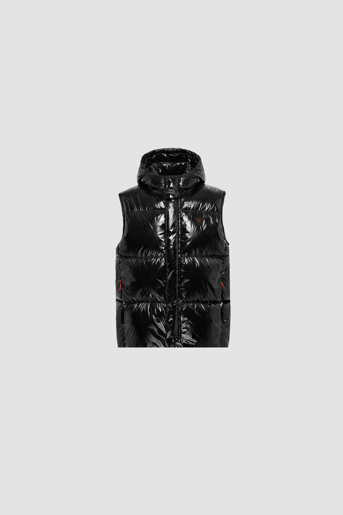 Doudoune sans manches courte brillante Cesario Bright noire mixte Gertrude H26