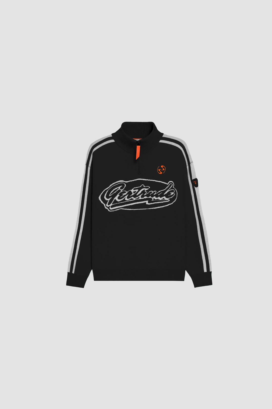 Pull Little Lewin en maille noir mixte Gertrude H26