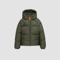 Doudoune coupe loose Little Zazou greenish garçon Gertrude H26