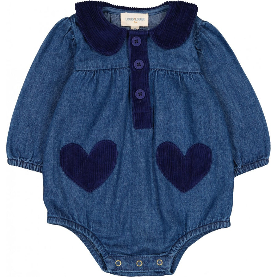 Combinaison margarita en denim babygirl Louis Louise 