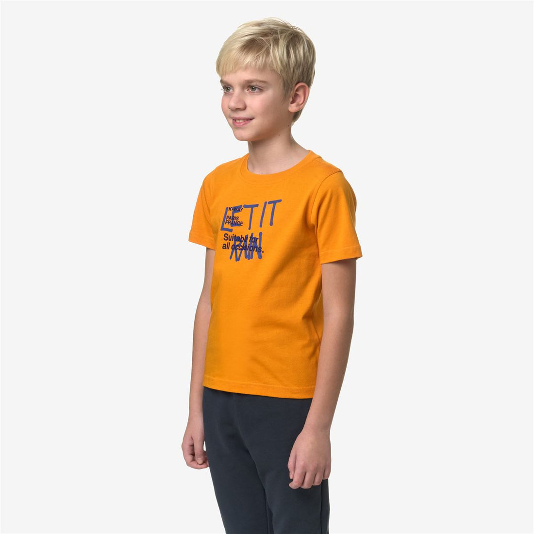 Tee-shirt Odom orange garçon K-Way