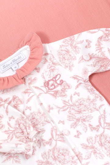Pyjama Toile de Jouy en coton babygirl Tartine et Chocolat