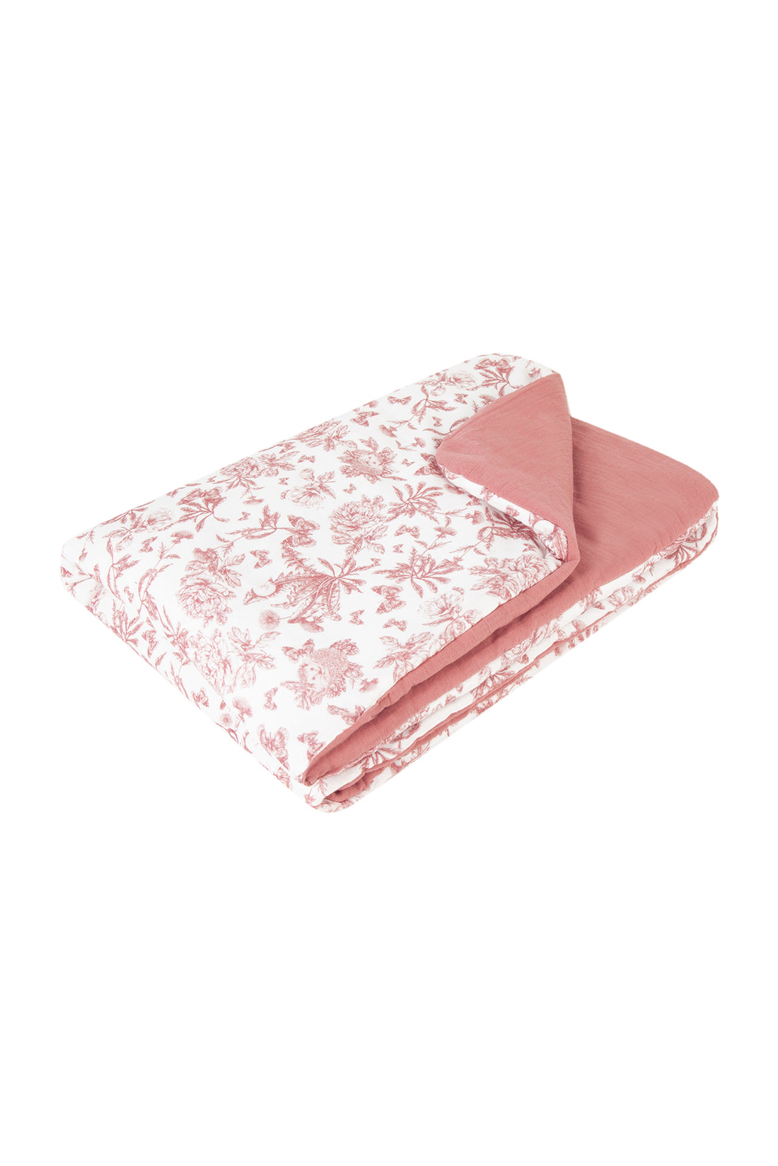 Plaid Toile de jouy rose Tartine et Chocolat