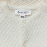 Combinaison longue écru 100% cachemire unisexe Tartine et chocolat H25