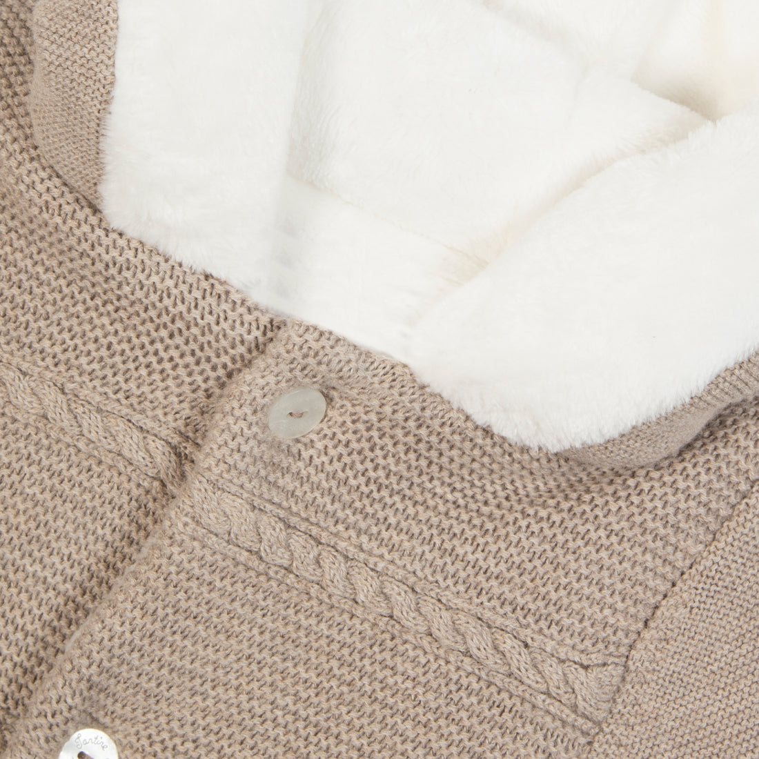 Pilote greige chiné fourré unisexe Tartine et Chocolat H25