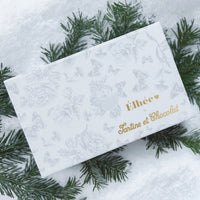 Coffret Doudou et biberon toile de Jouy grise Elhée x Tartine et Chocolat