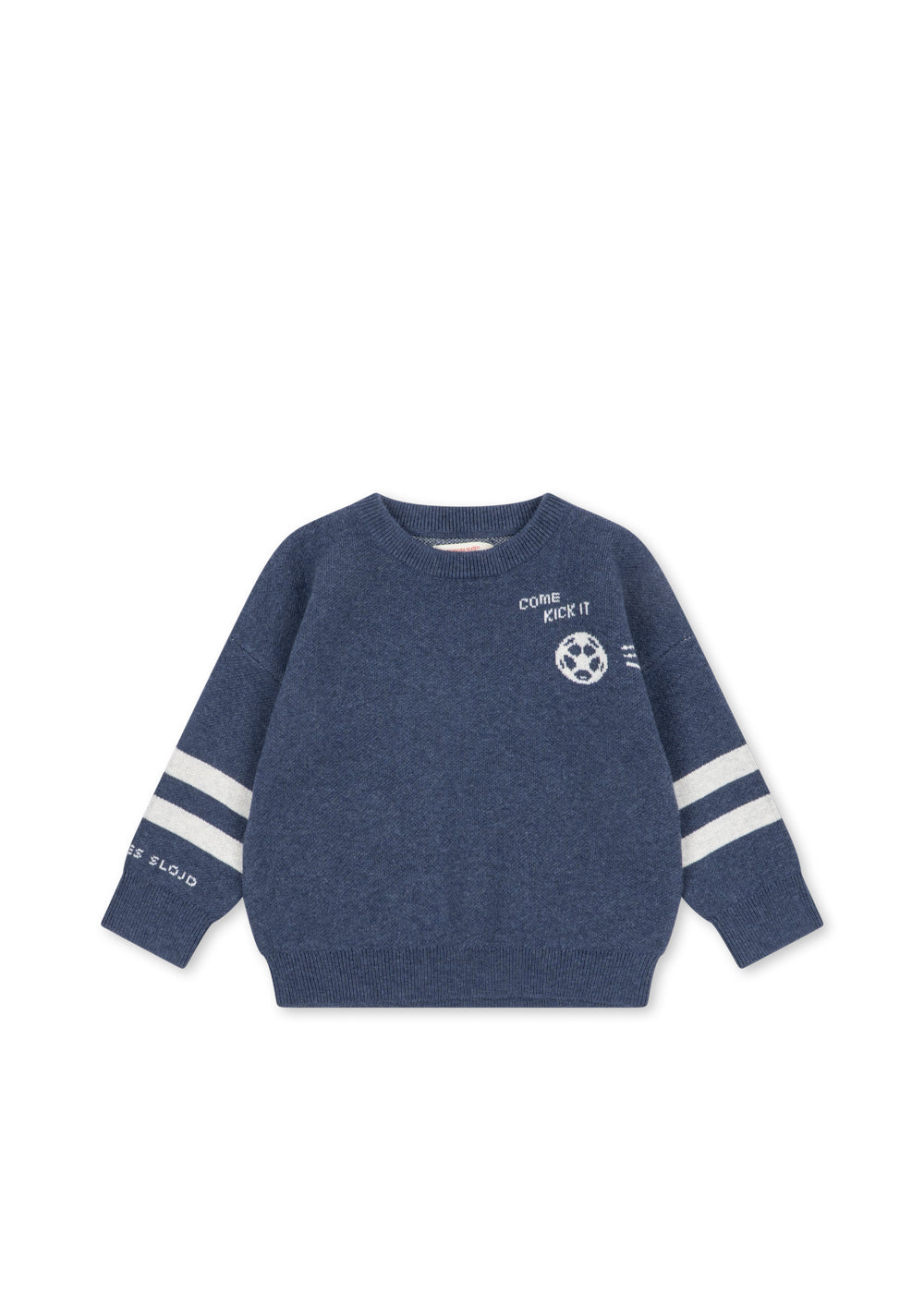 Ensemble pull et pantalon en laine bleu garçon Konges Slojd H26