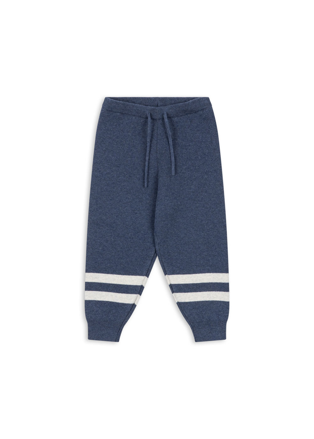 Ensemble pull et pantalon en laine bleu garçon Konges Slojd H26