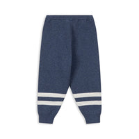 Ensemble pull et pantalon en laine bleu garçon Konges Slojd H26