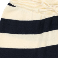 Ensemble en maille rayé bleu marine garçon Konges Slojd H26
