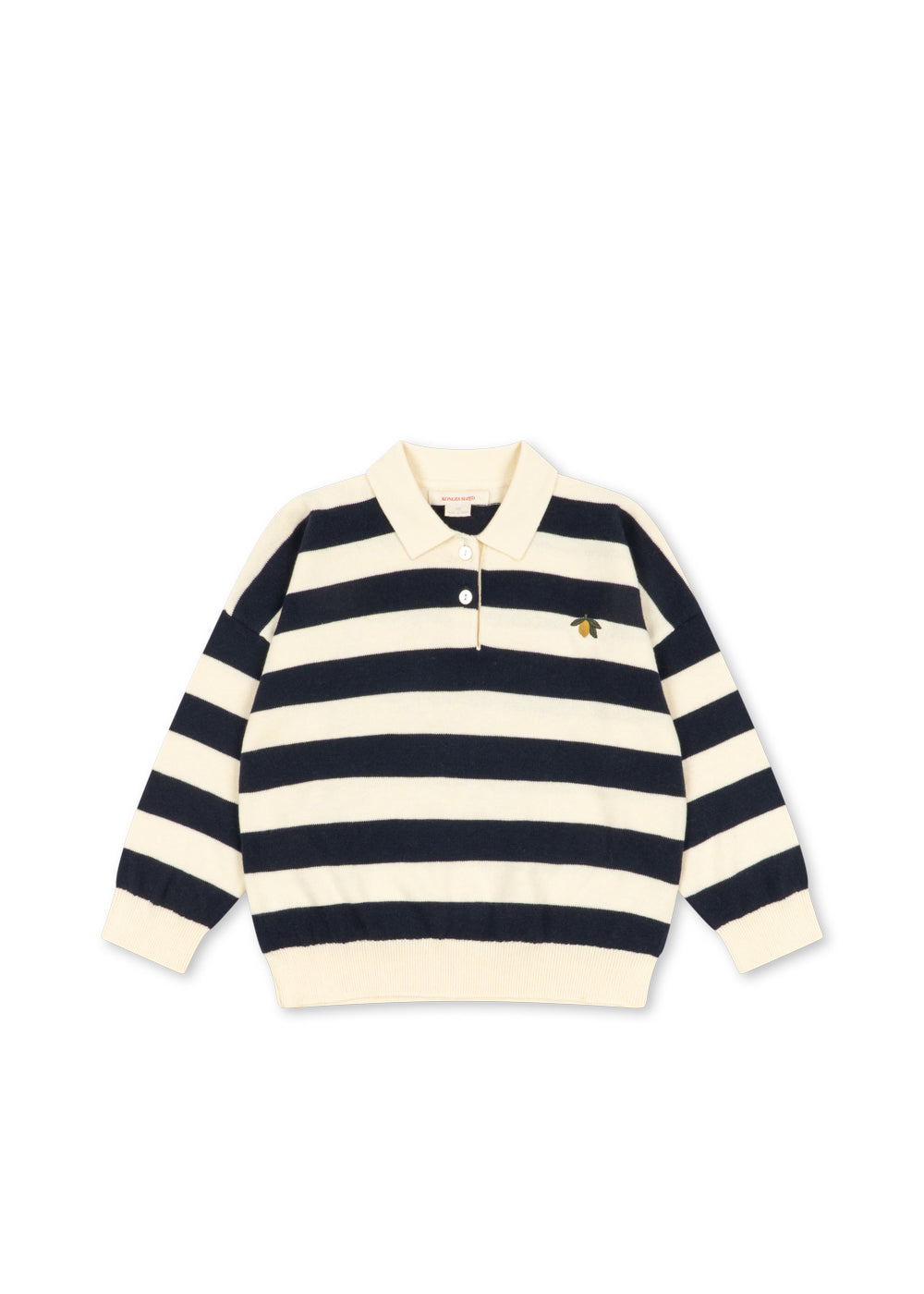 Ensemble en maille rayé bleu marine garçon Konges Slojd H26