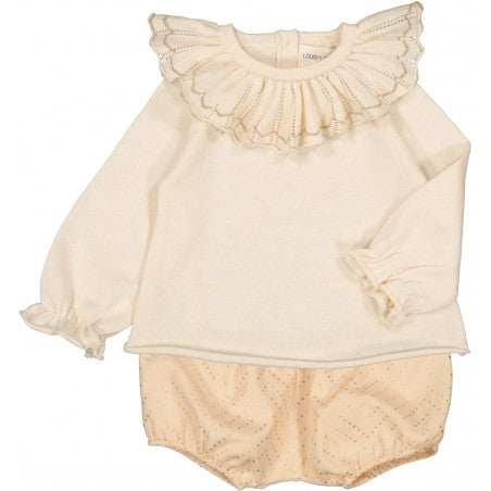 Pull Tartelette en laine créme babygirl Louis Louise 