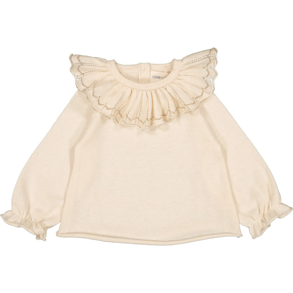 Pull Tartelette en laine créme babygirl Louis Louise 