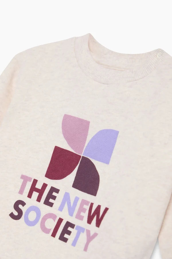 Ensemble sweat-shirt et pantalon Whisper white babygirl The New Society H26