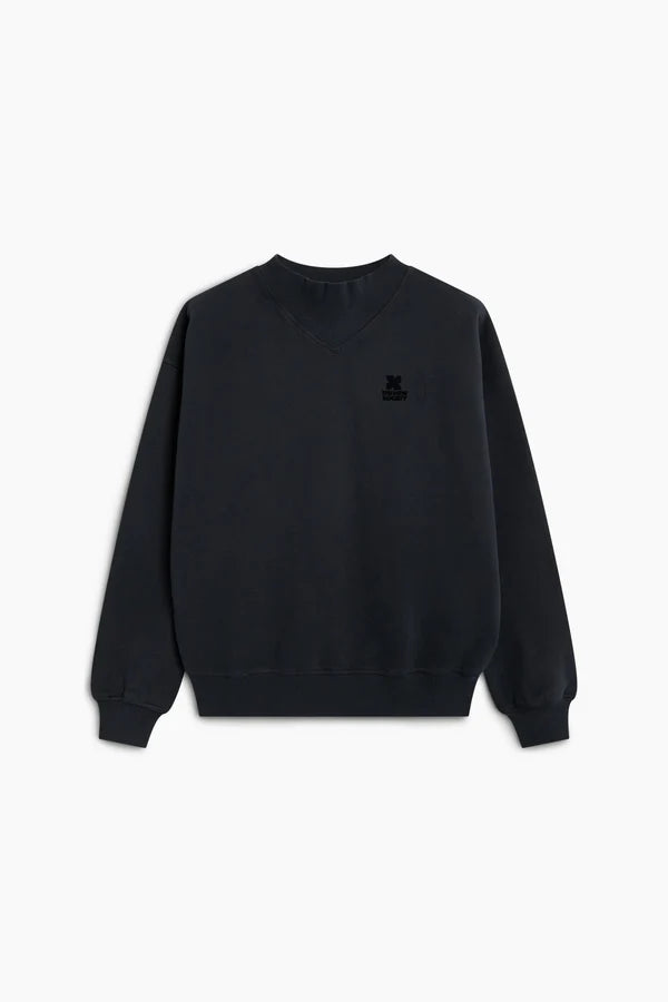Sweat-shirt Moonless Night Black mixte The New Society H26