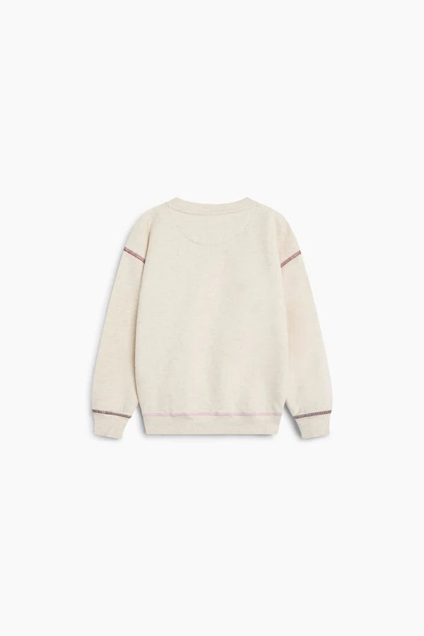 Sweat-shirt Whisper white fille The New Society H26
